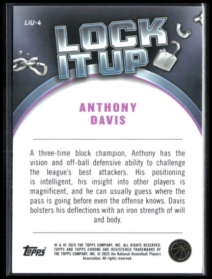 Anthony Davis Lock it Up