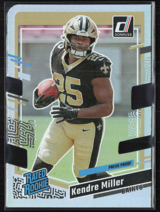 Kendre Miller RC Press Proof /50 Die-Cut