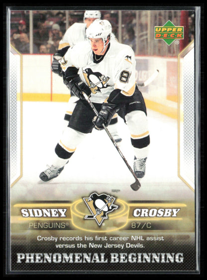 Sidney Crosby Phenomenal Beginning 2005 UD