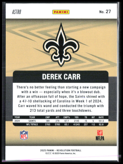 Derek Carr Astro