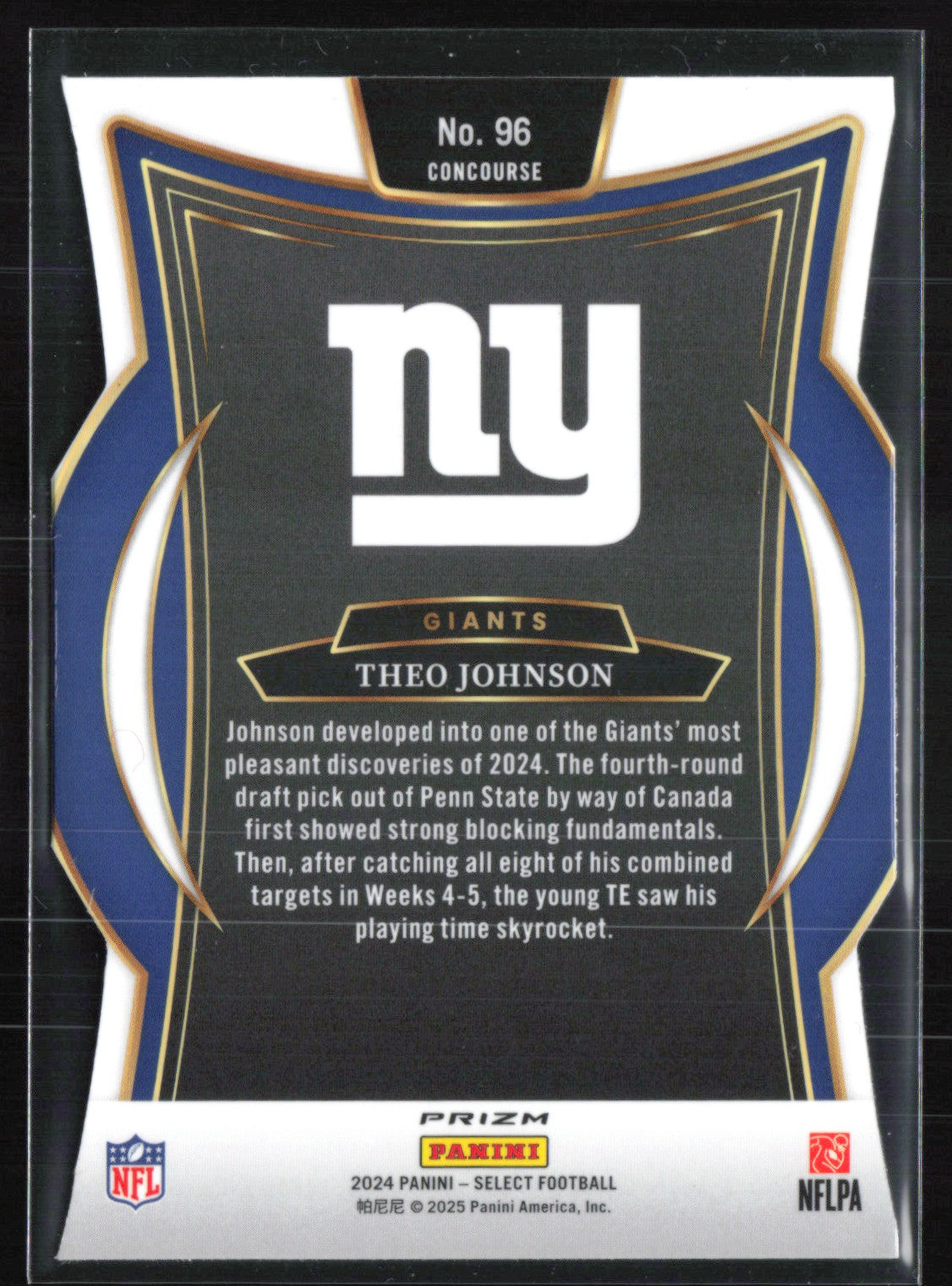 Theo Johnson RC Silver Die-Cut
