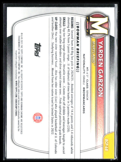 Yarden Garzon 1st Bowman Mojo