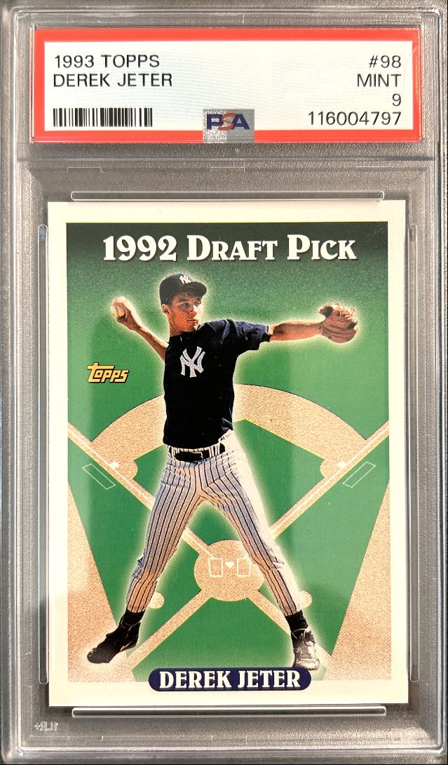 Derek Jeter RC 1993 Topps Draft Pick PSA 9