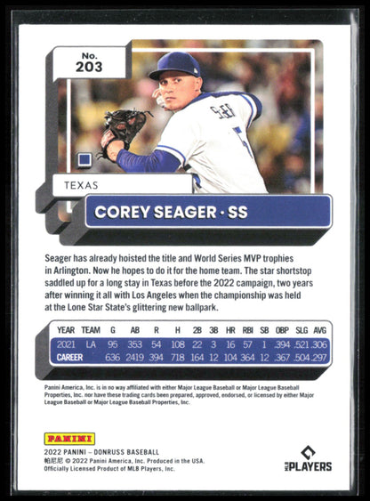 Corey Seager Red /2022