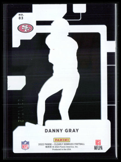 Danny Gray RC /175 Clearly Donruss