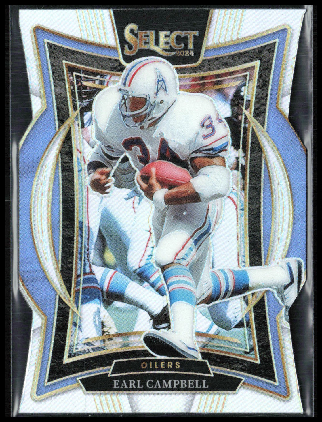 Earl Campbell Silver Die-Cut
