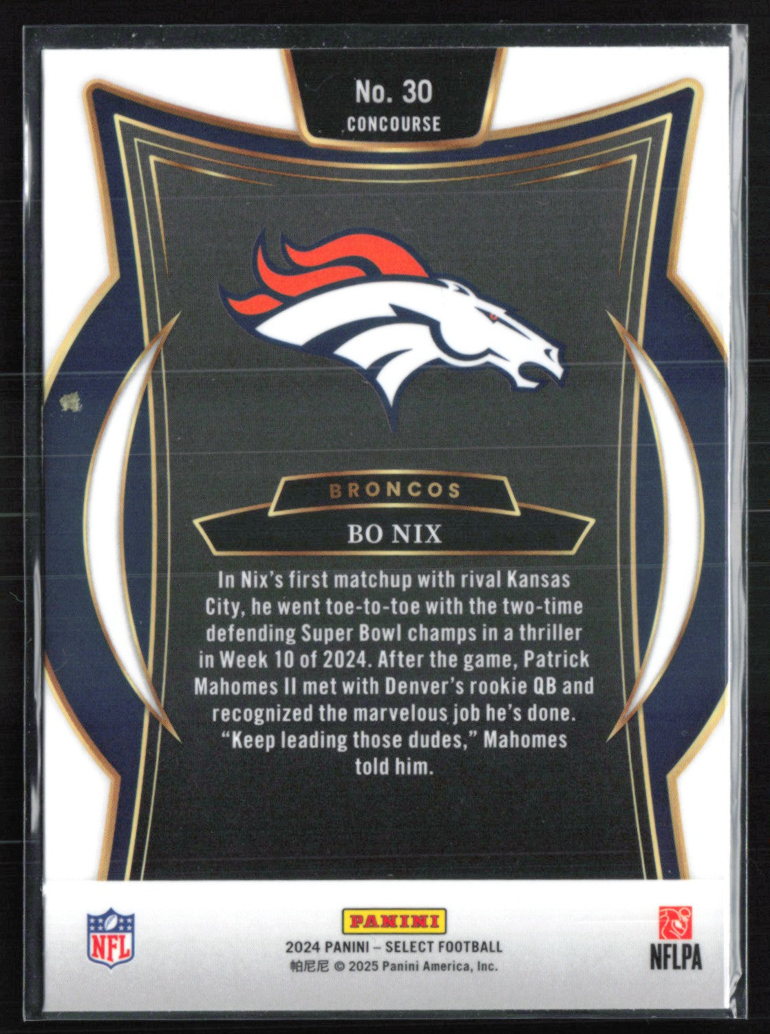 Bo Nix RC Concourse