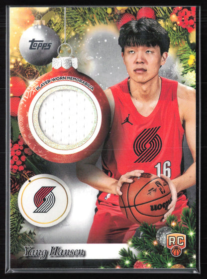 Yang Hansen RC Player-Worn Relic