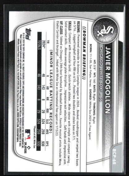 Javier Mogollon 1st Bowman