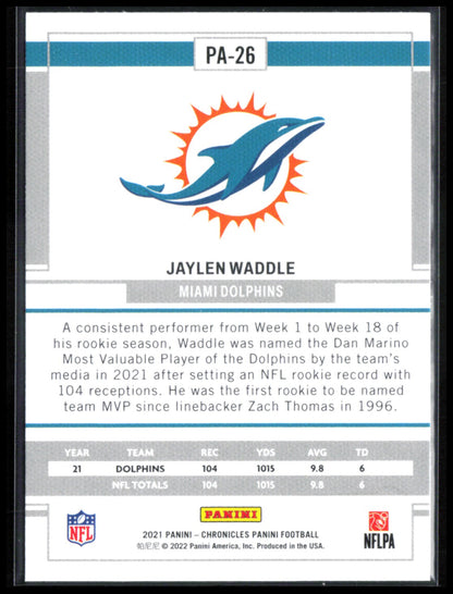 Jaylen Waddle RC