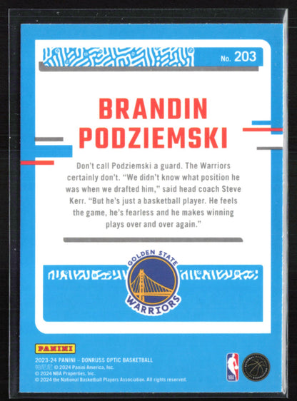 Brandin Podziemski RC