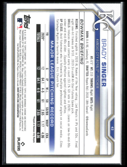 Brady Singer RC