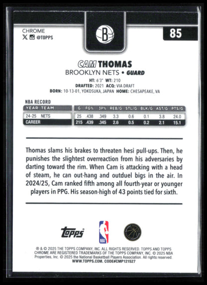 Cam Thomas Yellow Raywave /275