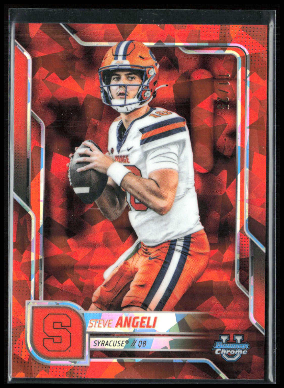 Steve Angeli Orange /25 Sapphire 2025 Bowman U Chrome