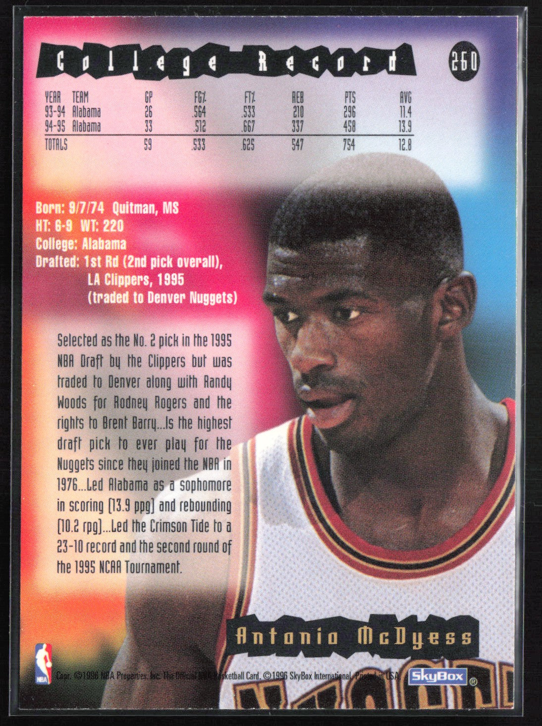 Antonio McDyess RC