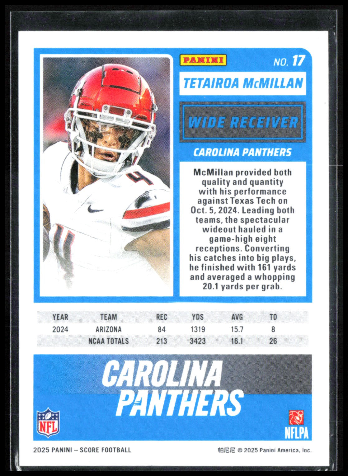 Tetairoa McMillan RC