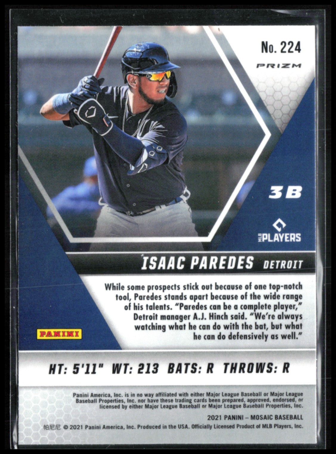 Isaac Paredes RC Mosaic