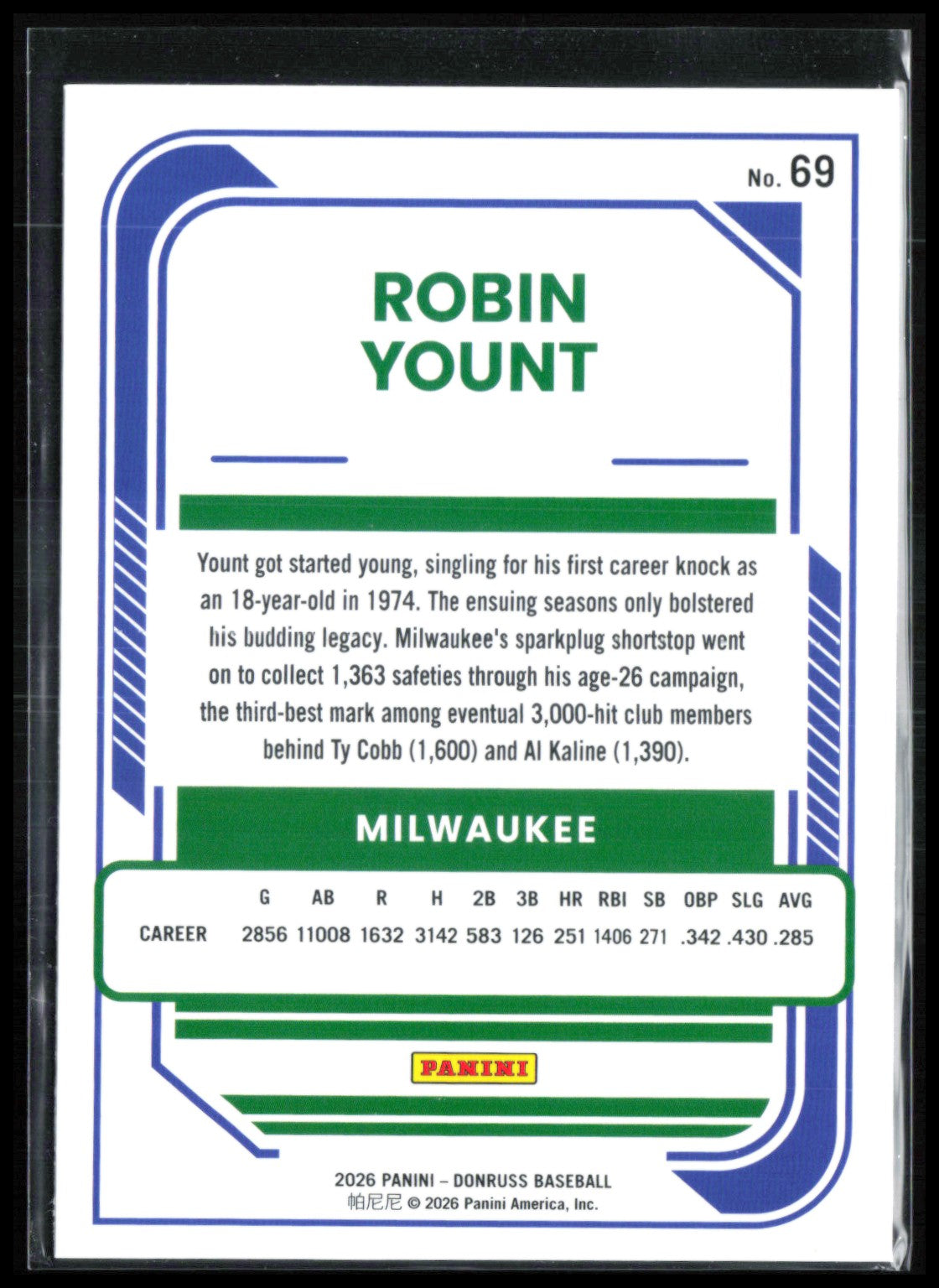 Robin Yount Red Blue