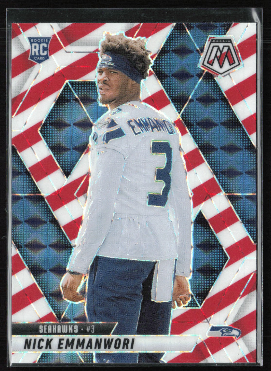 Nick Emmanwori RC Red White 2025 Mosaic