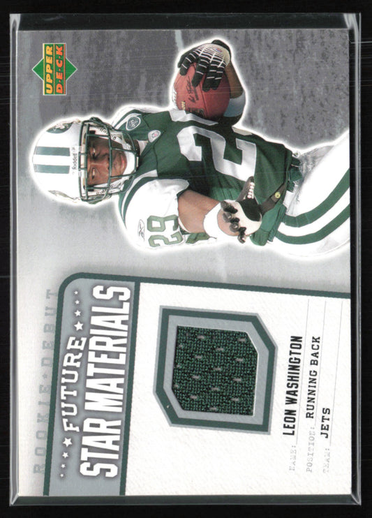 Leon Washington Event-Worn Jersey