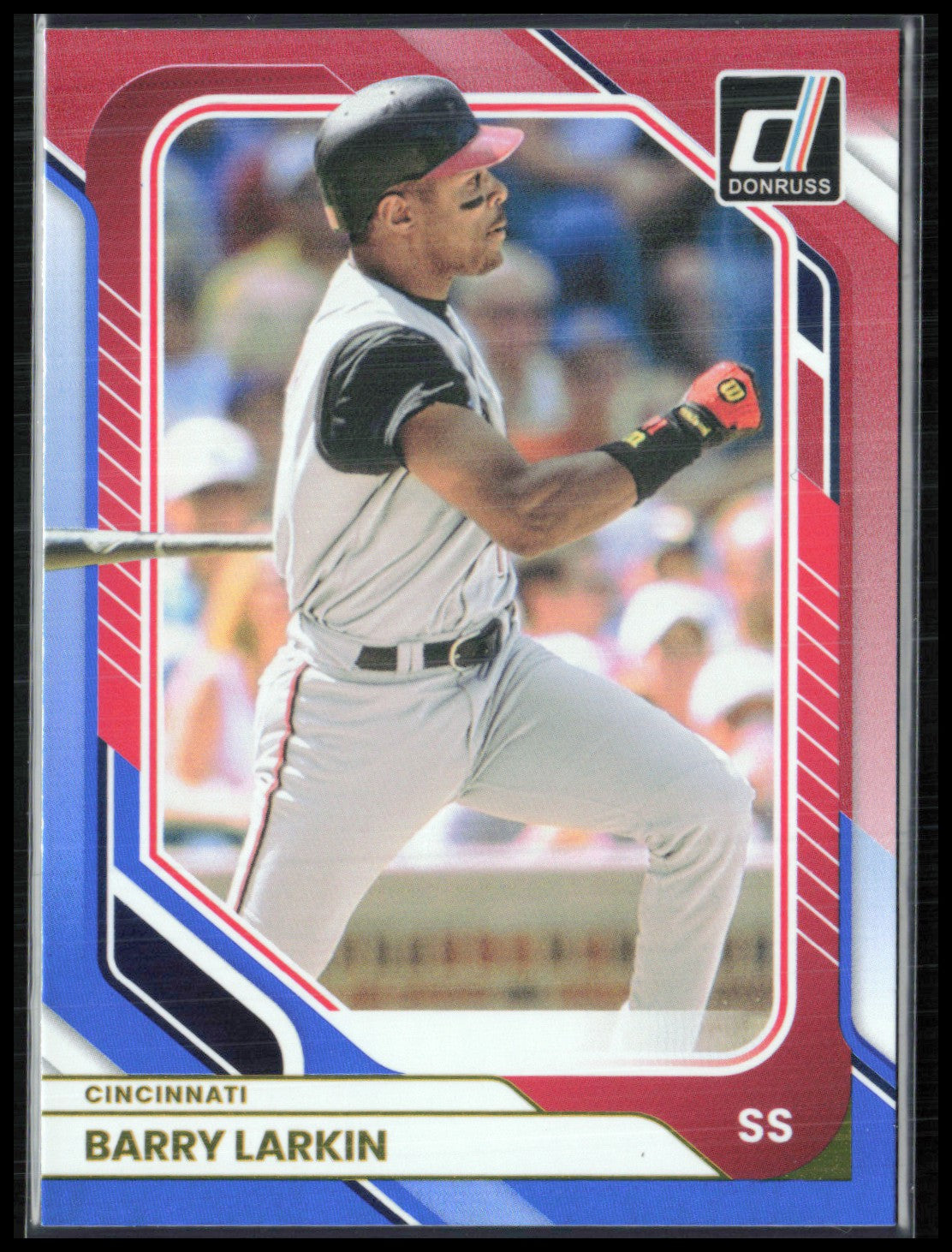 Barry Larkin Red Blue