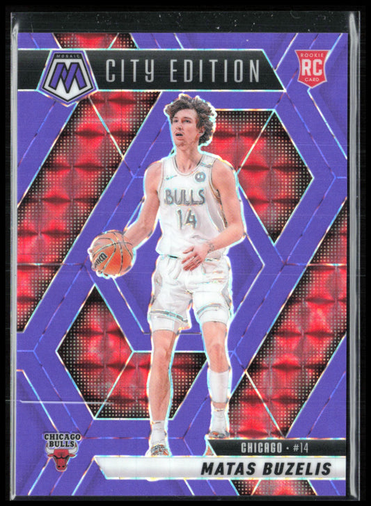 Matas Buzelis RC Purple Mosaic /249 City Edition
