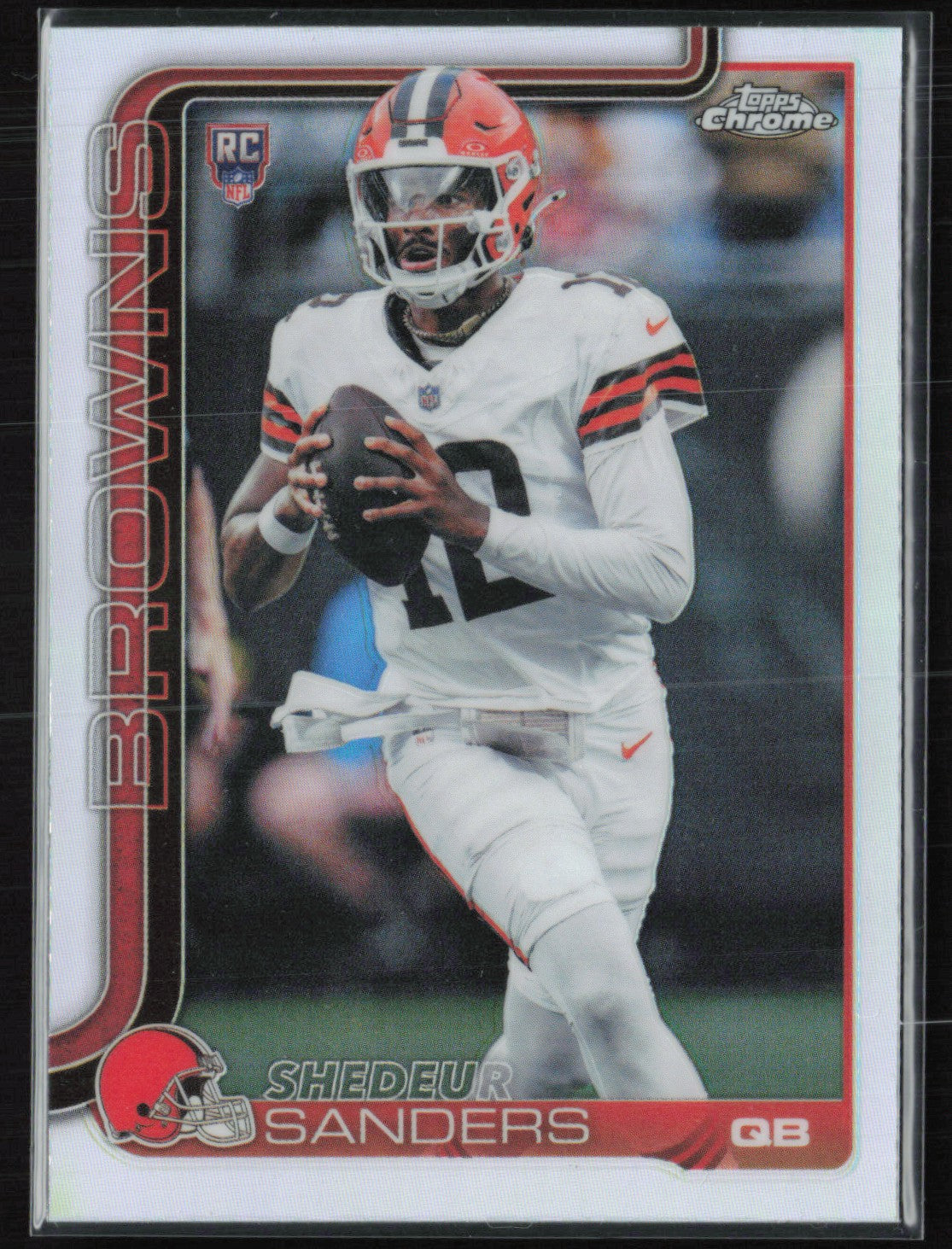 Shedeur Sanders RC Refractor 2025 Topps Chrome