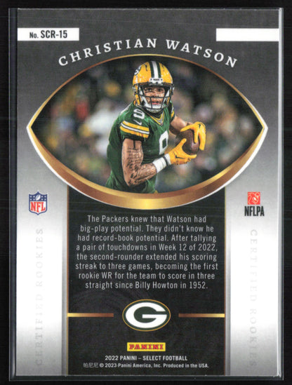 Christian Watson RC Select Certified