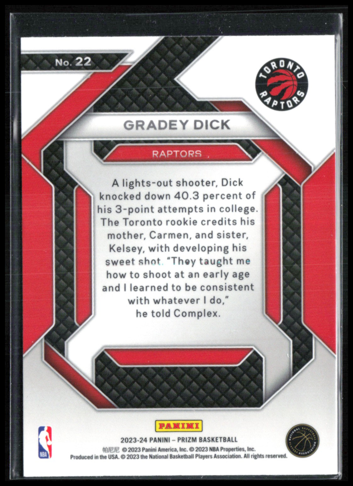 Gradey Dick RC