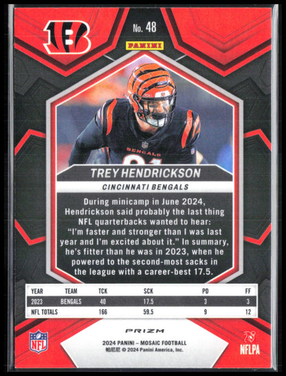 Trey Hendrickson Mosaic Prizm