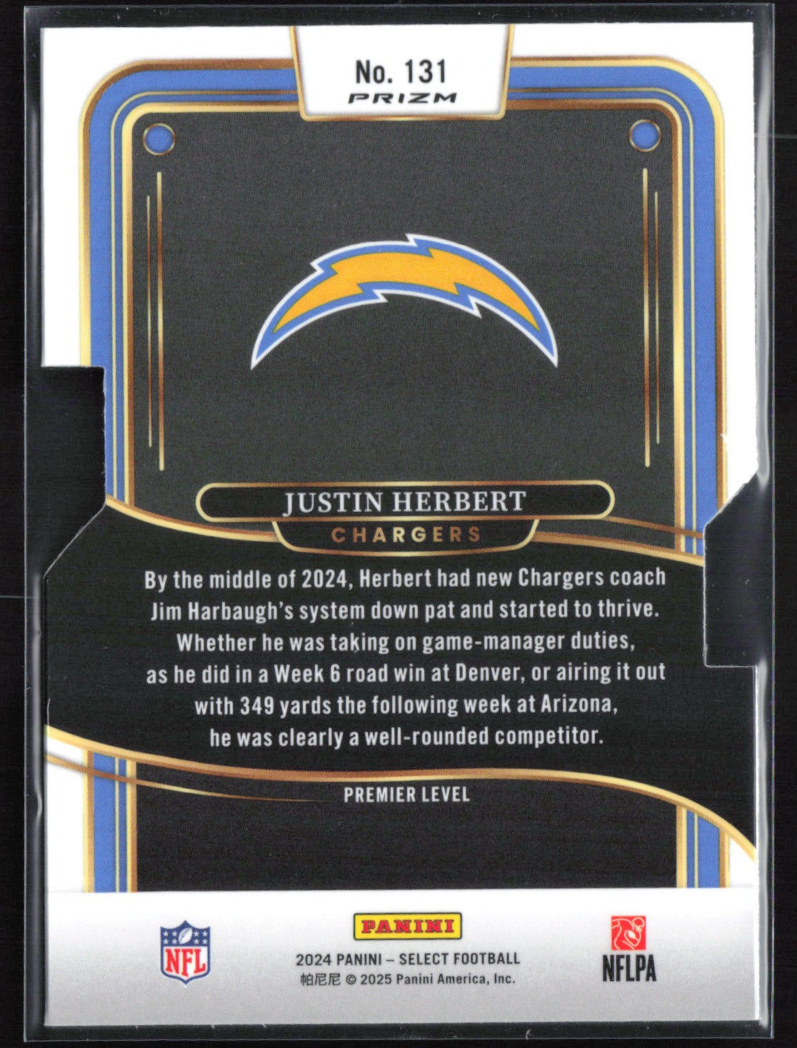 Justin Herbert Silver Die-Cut
