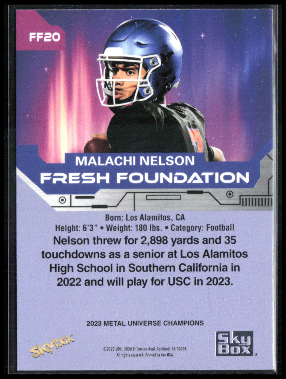 Malachi Nelson Fresh Foundation RC