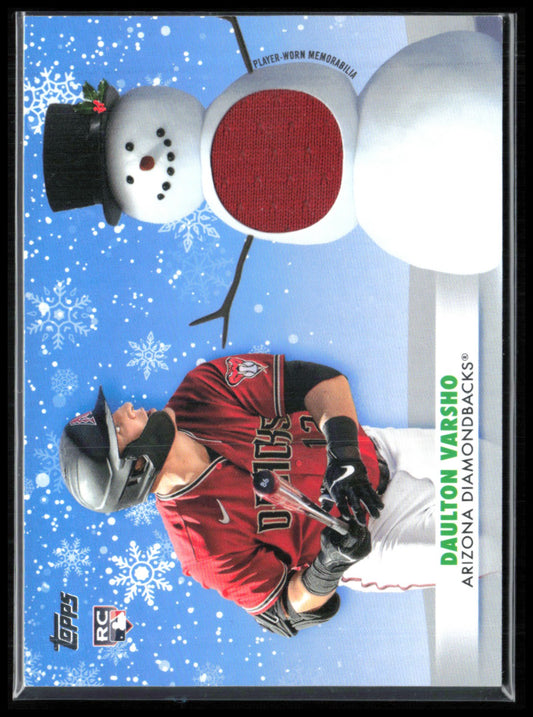 Daulton Varsho Player-Worn Mem RC