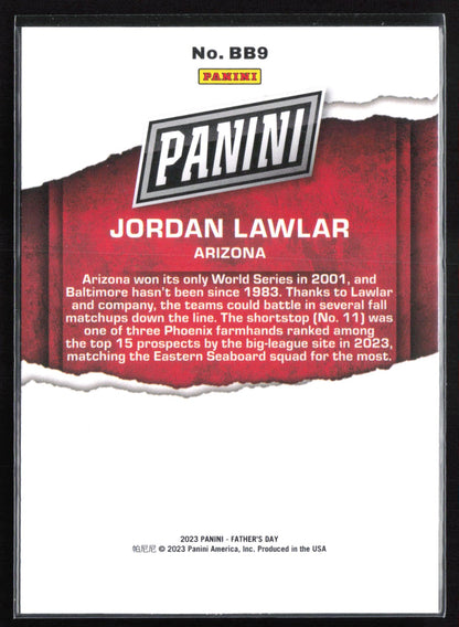 Jordan Lawlar Father's Day