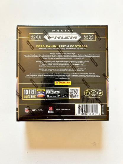 2020 Panini Prizm Football Mega Box Factory Sealed (Walmart)