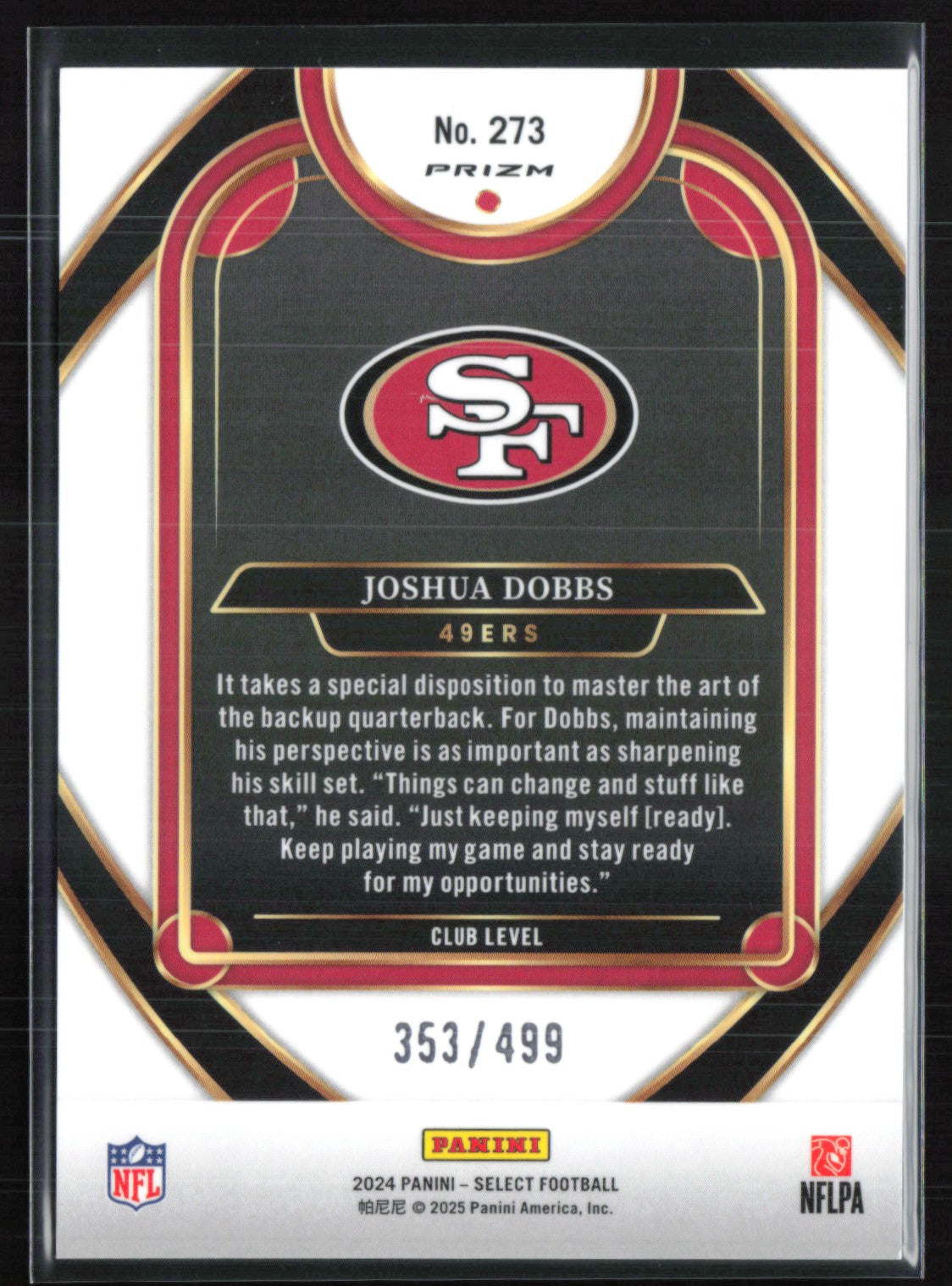 Joshua Dobbs Neon Green Pulsar /499