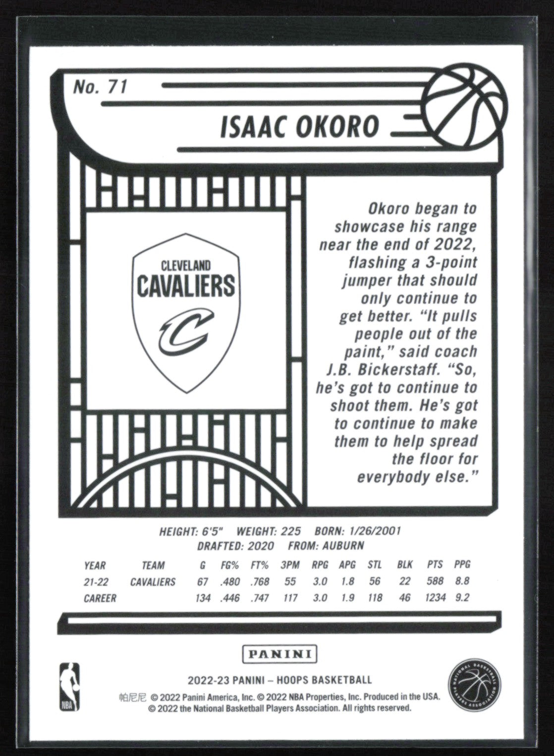 Isaac Okoro Teal Explosive