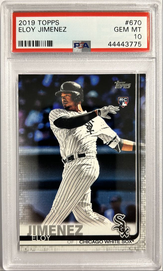 Eloy Jimenez RC 2019 Topps PSA 10