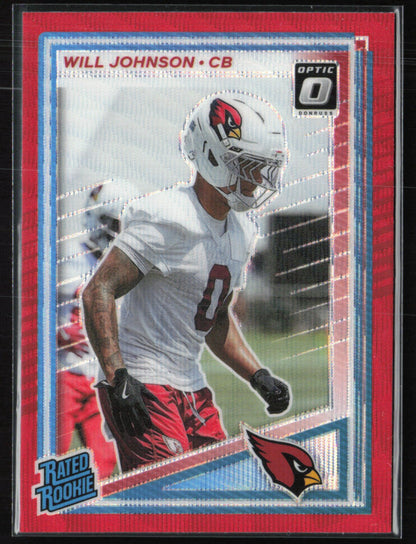 Will Johnson RC Red Wave