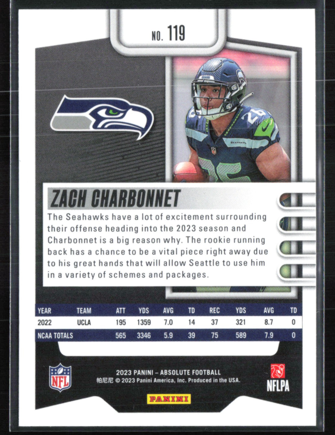 Zach Charbonnet RC