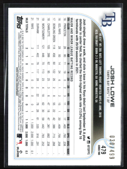 Josh Lowe RC Green Crackle /499