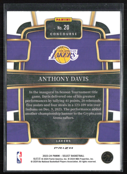 Anthony Davis Silver Prizm