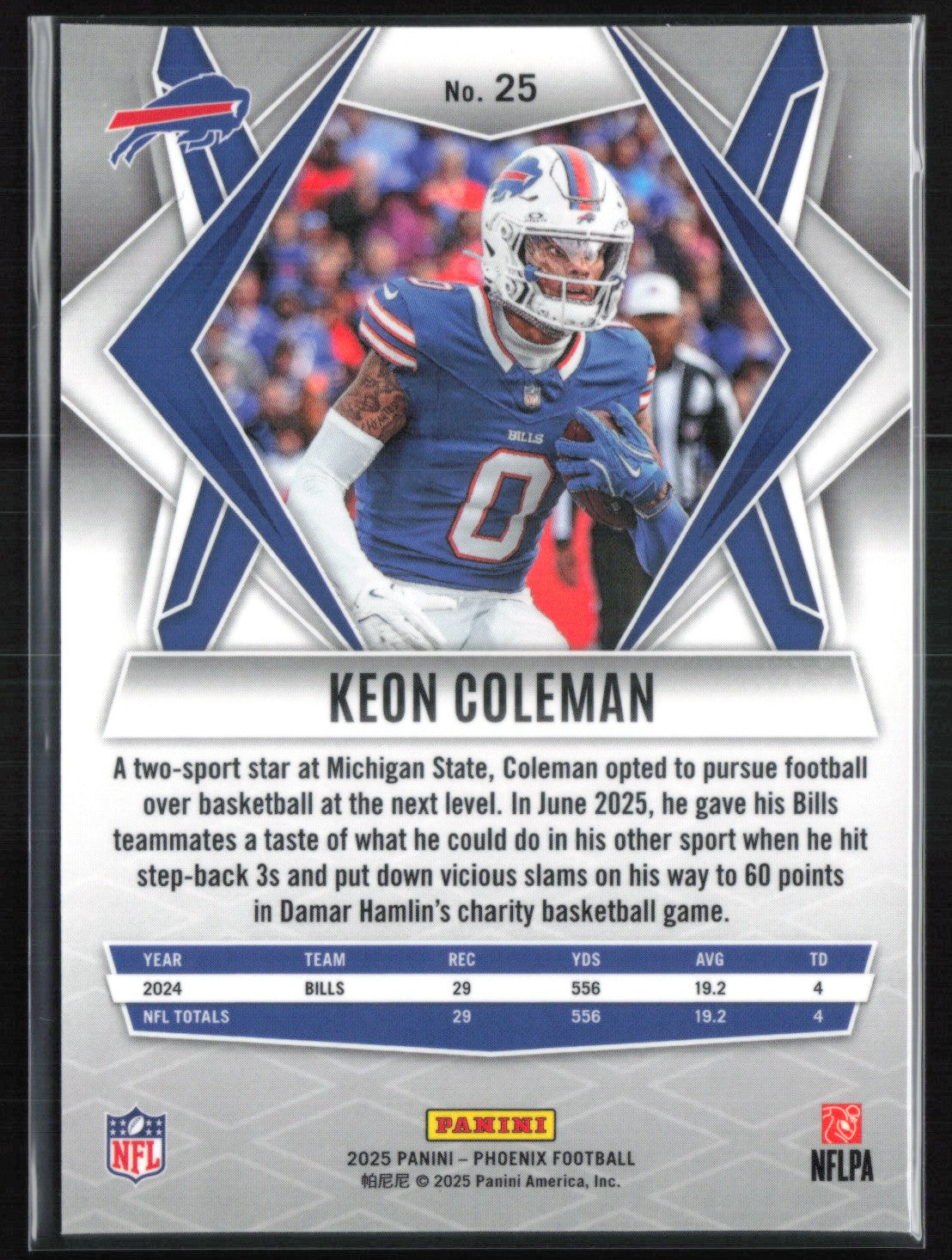 Keon Coleman Mosaic Prizm