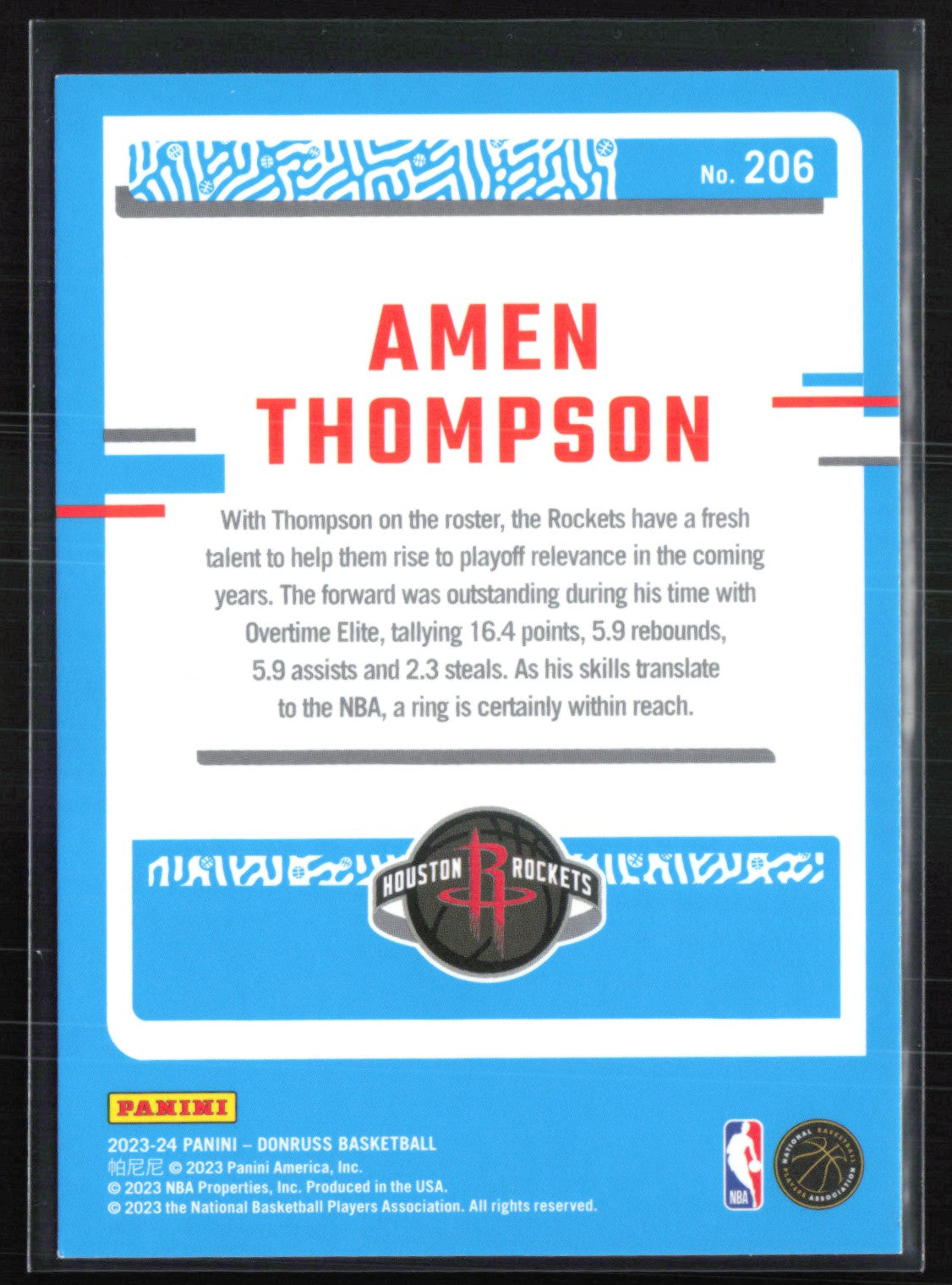 Amen Thompson RC