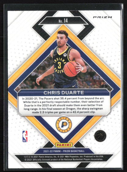 Chris Duarte RC Silver