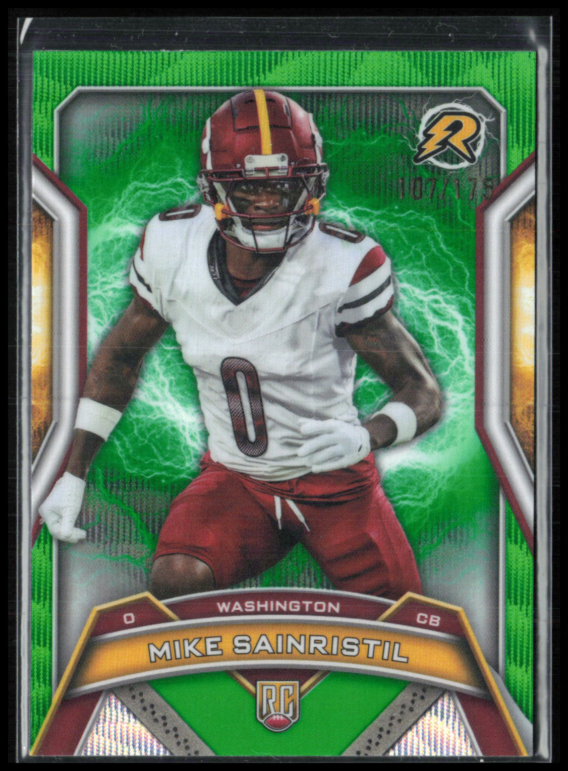 Mike Sainristil RC Green Wave /175