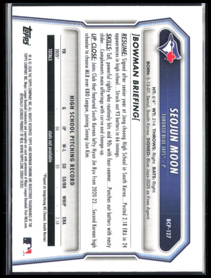 Seojun Moon 1st Bowman Laser