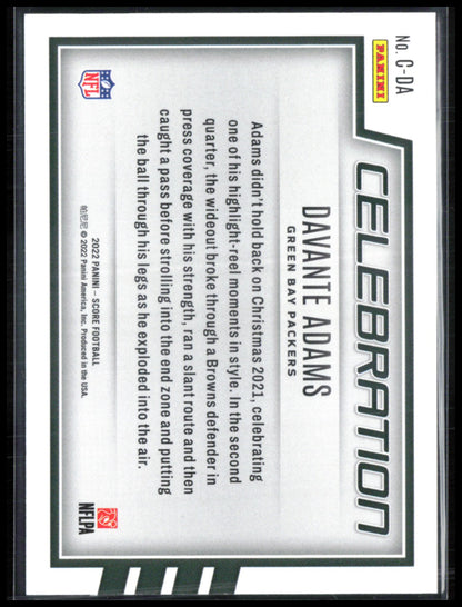 Davante Adams /50 Celebration