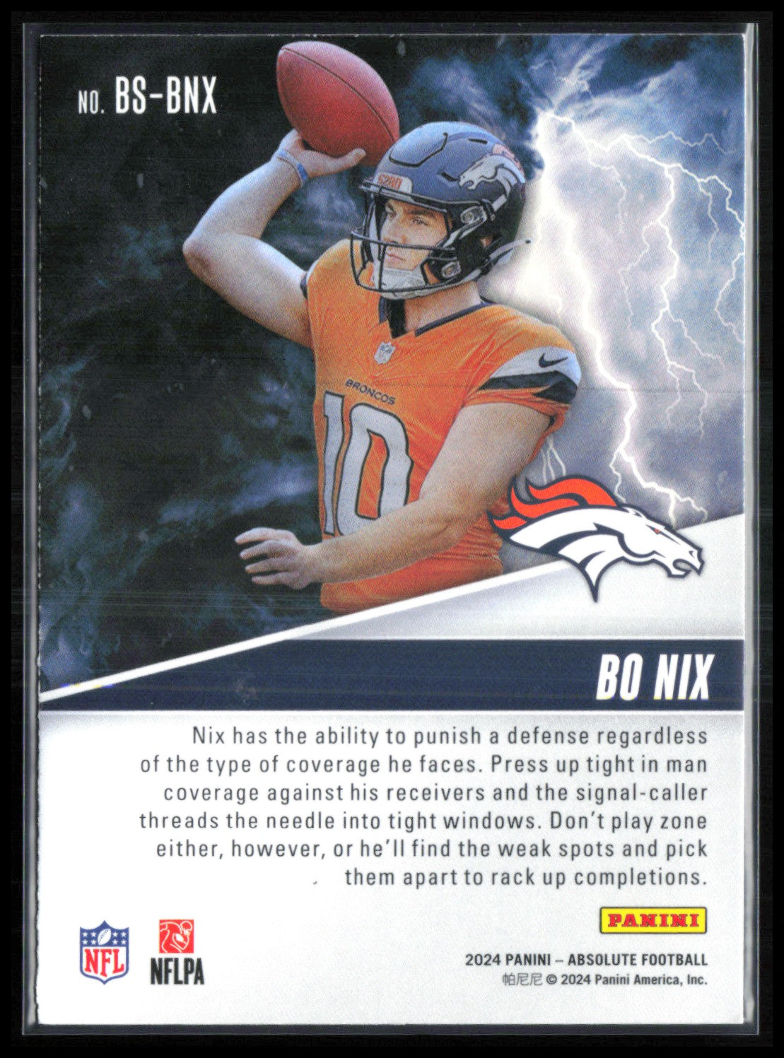 Bo Nix RC By Storm
