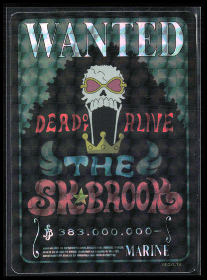 The SK Brook Wanted Dead or Alive Sticker (One Piece)